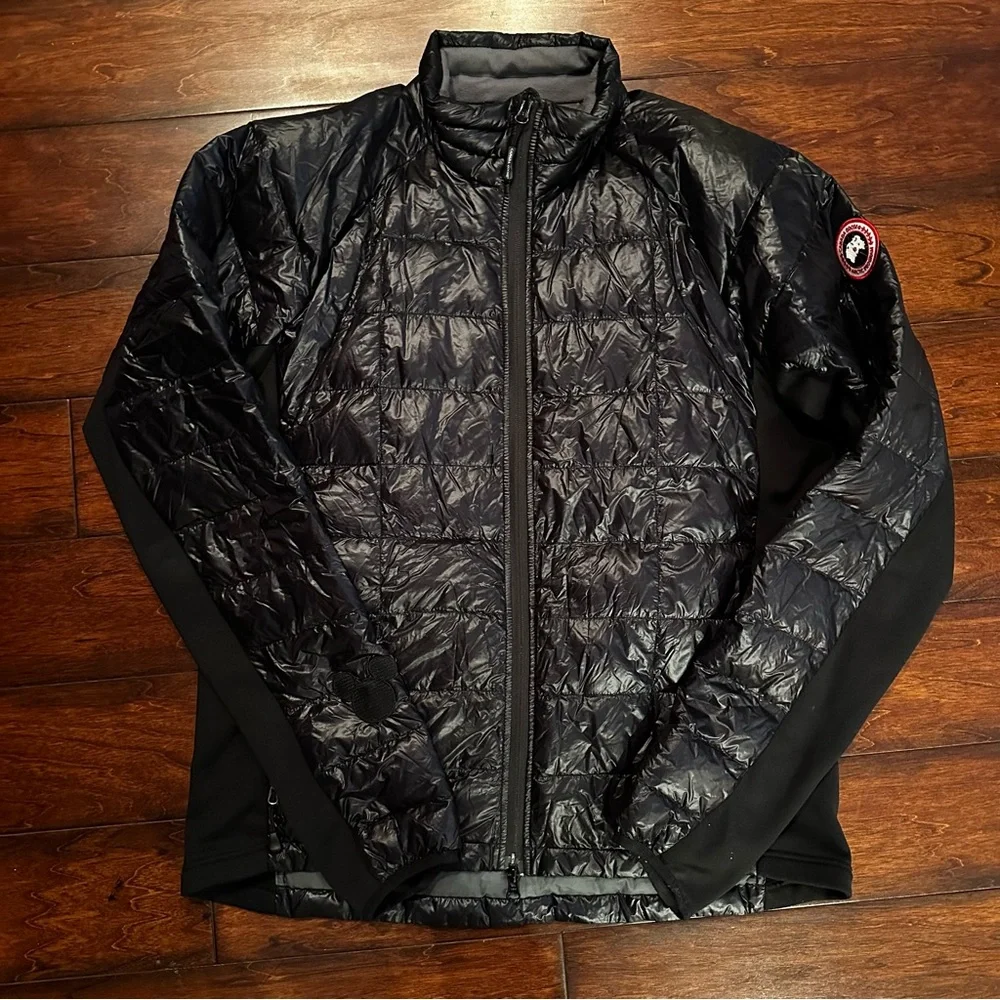 Canada Goose Men's Shiny Black Puffer Jacket - Picture 1 of 13